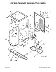 Diagram for 04 - Dryer Cabinet And Motor Parts