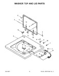 Diagram for 07 - Washer Top And Lid Parts