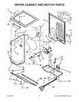 Diagram for 04 - Dryer Cabinet And Motor Parts