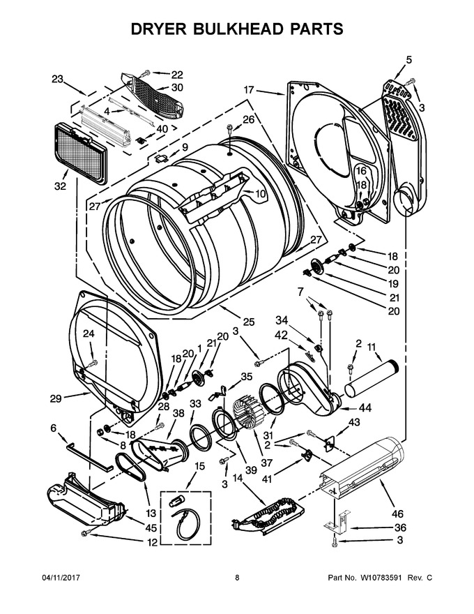 Diagram for YWET4027EW0