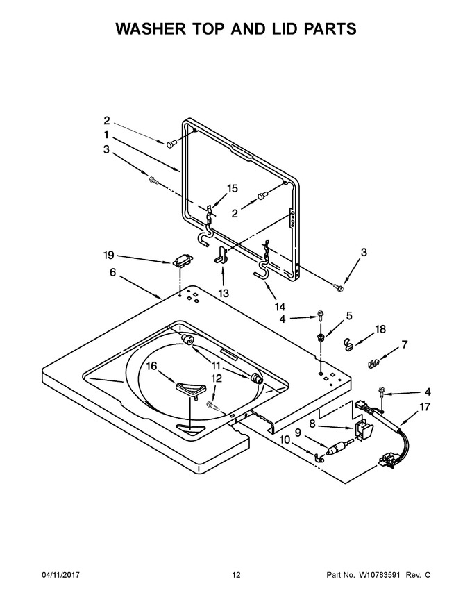 Diagram for YWET4027EW0