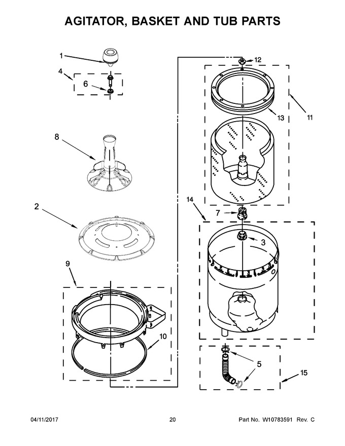 Diagram for YWET4027EW0