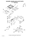 Diagram for 02 - Burners, Grates, And Lights Parts