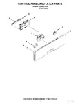 Diagram for 02 - Control Panel And Latch Parts