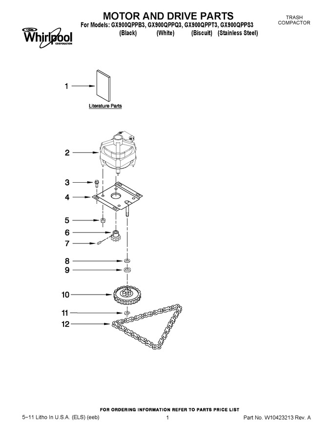 Diagram for GX900QPPT3