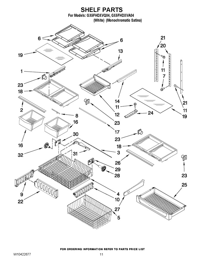 Diagram for GX5FHDXVA04