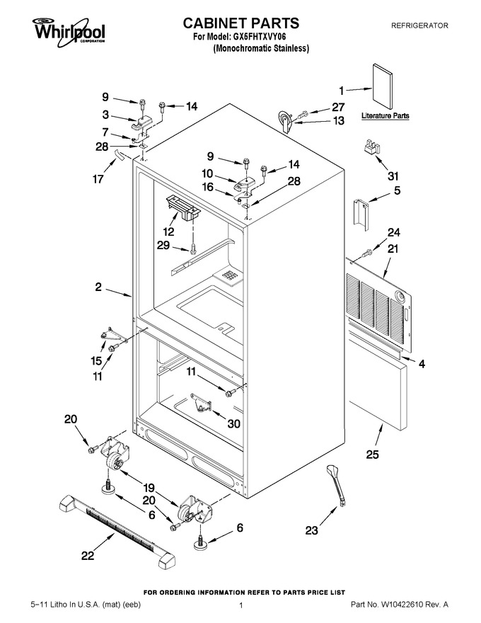 Diagram for GX5FHTXVY06