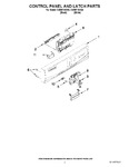 Diagram for 02 - Control Panel And Latch Parts