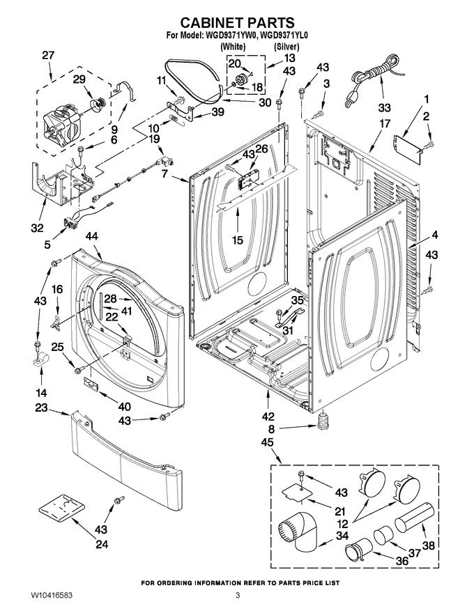Diagram for WGD9371YL0