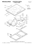 Diagram for 01 - Cooktop Parts