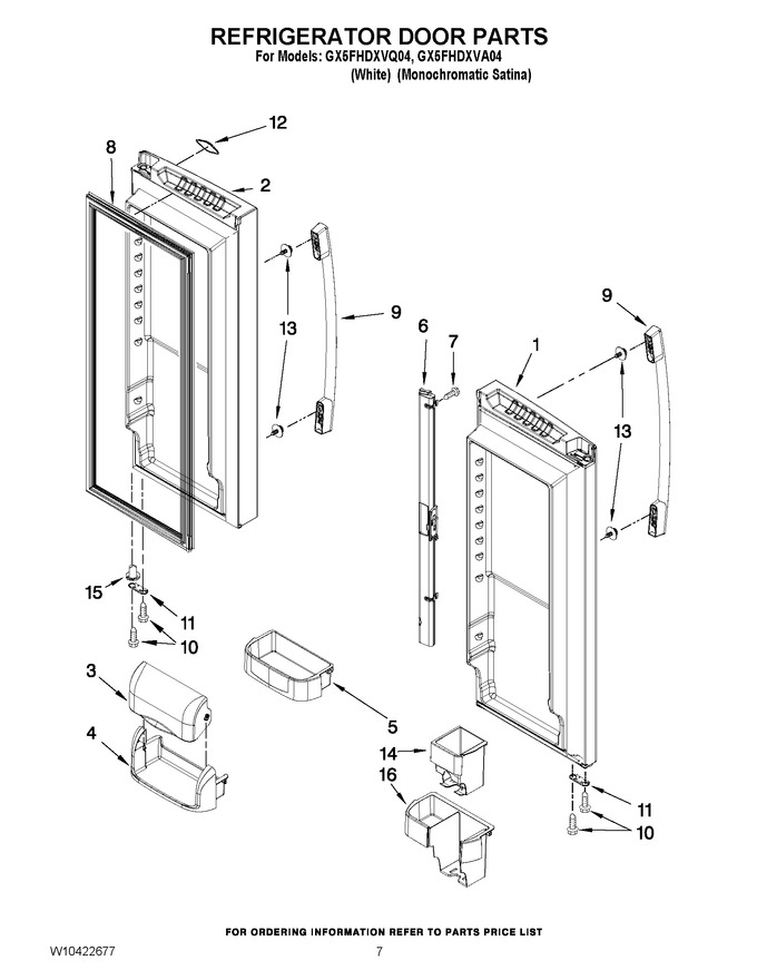 Diagram for GX5FHDXVA04
