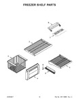 Diagram for 08 - Freezer Shelf Parts