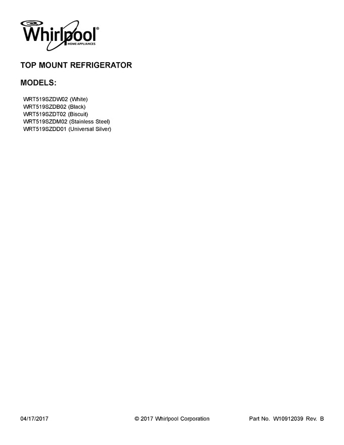 Diagram for WRT519SZDM02