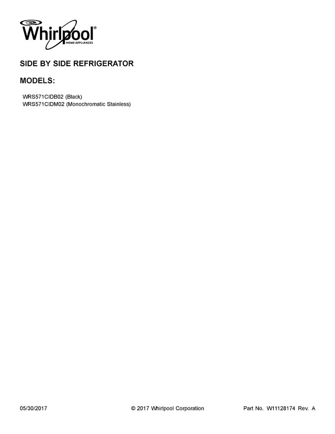 Diagram for WRS571CIDM02