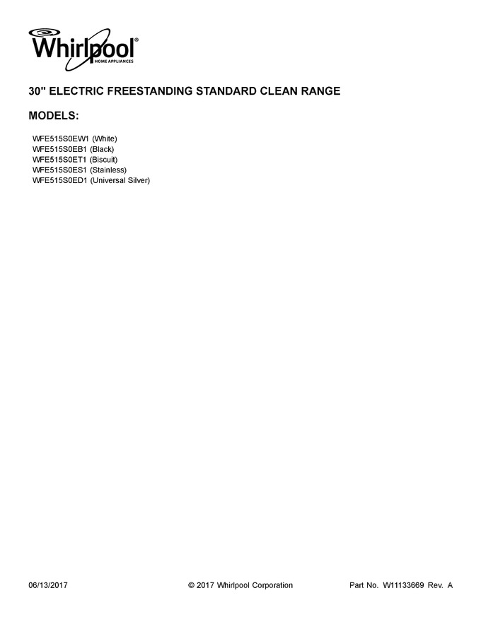Diagram for WFE515S0ED1
