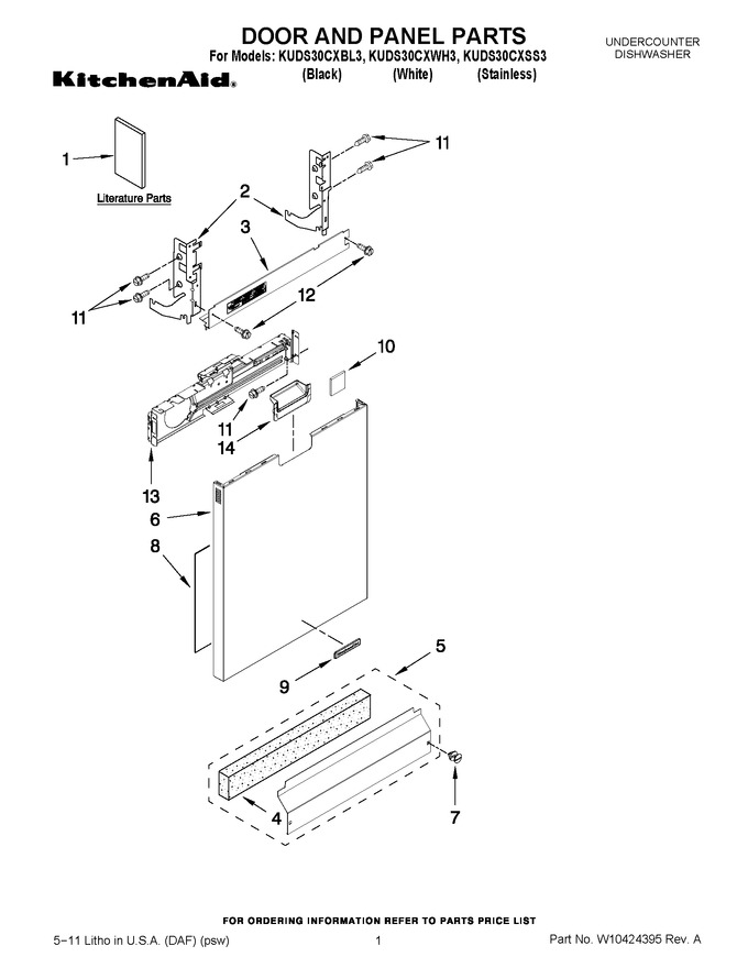 Diagram for KUDS30CXBL3