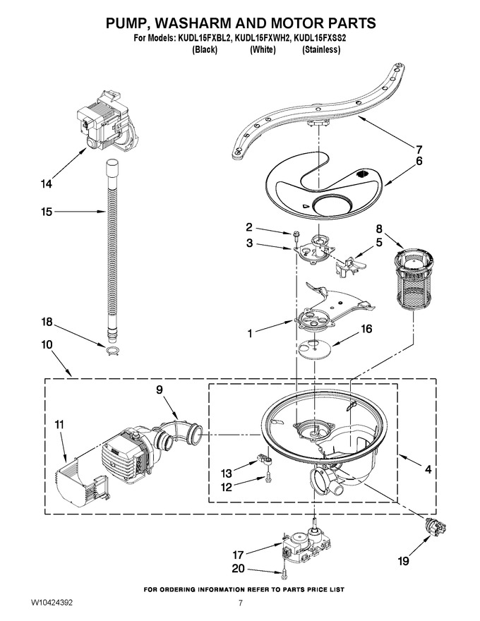 Diagram for KUDL15FXWH2