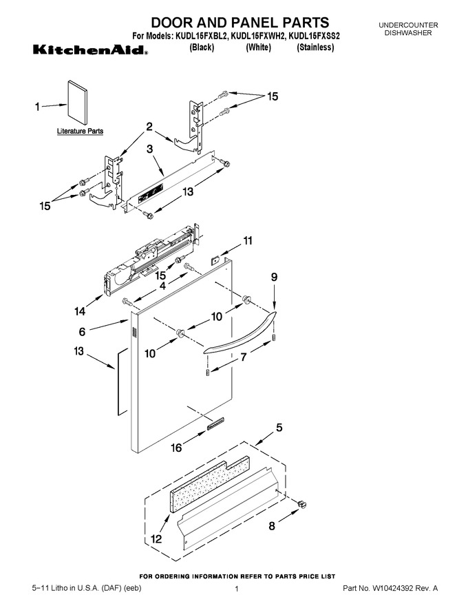 Diagram for KUDL15FXSS2
