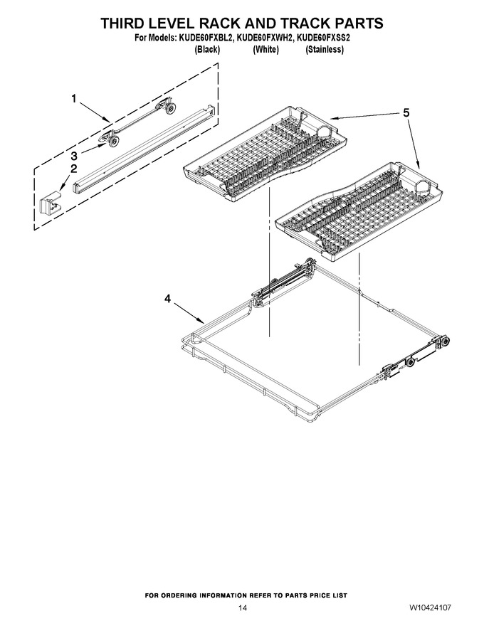 Diagram for KUDE60FXWH2