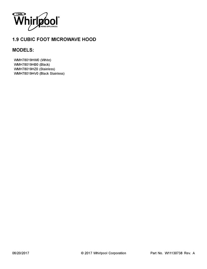 Diagram for WMH78019HZ0