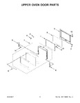 Diagram for 04 - Upper Oven Door Parts