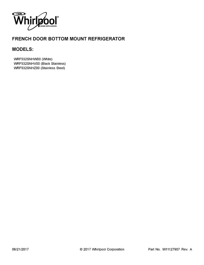 Diagram for WRF532SNHZ00