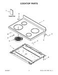 Diagram for 02 - Cooktop Parts