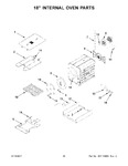 Diagram for 11 - 18" Internal Oven Parts