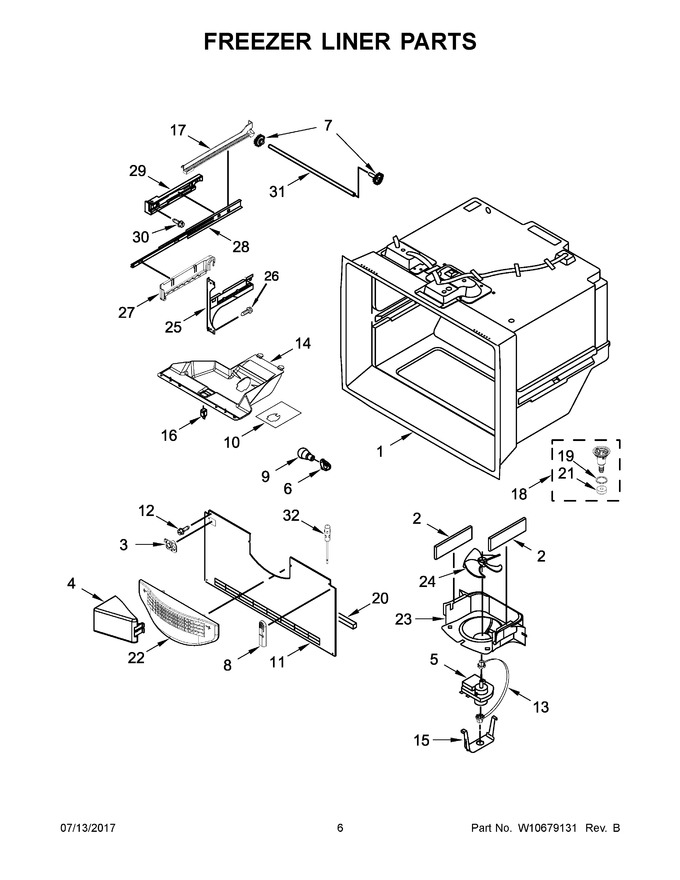 Diagram for WRF535SWBB00