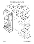 Diagram for 05 - Freezer Liner Parts