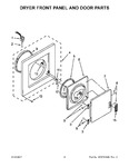 Diagram for 03 - Dryer Front Panel And Door Parts