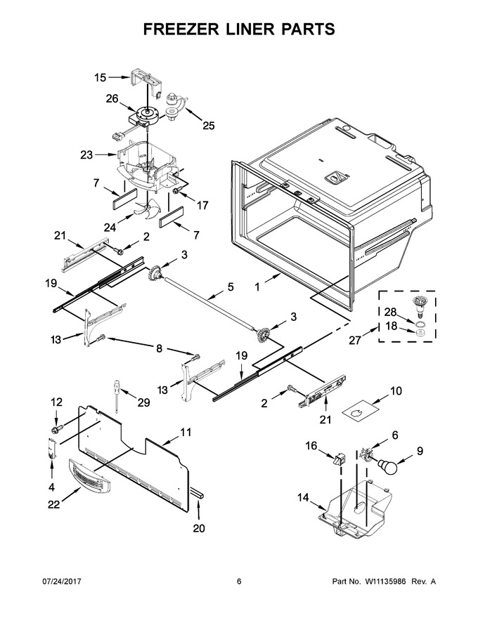 Diagram for WRF555SDFZ03