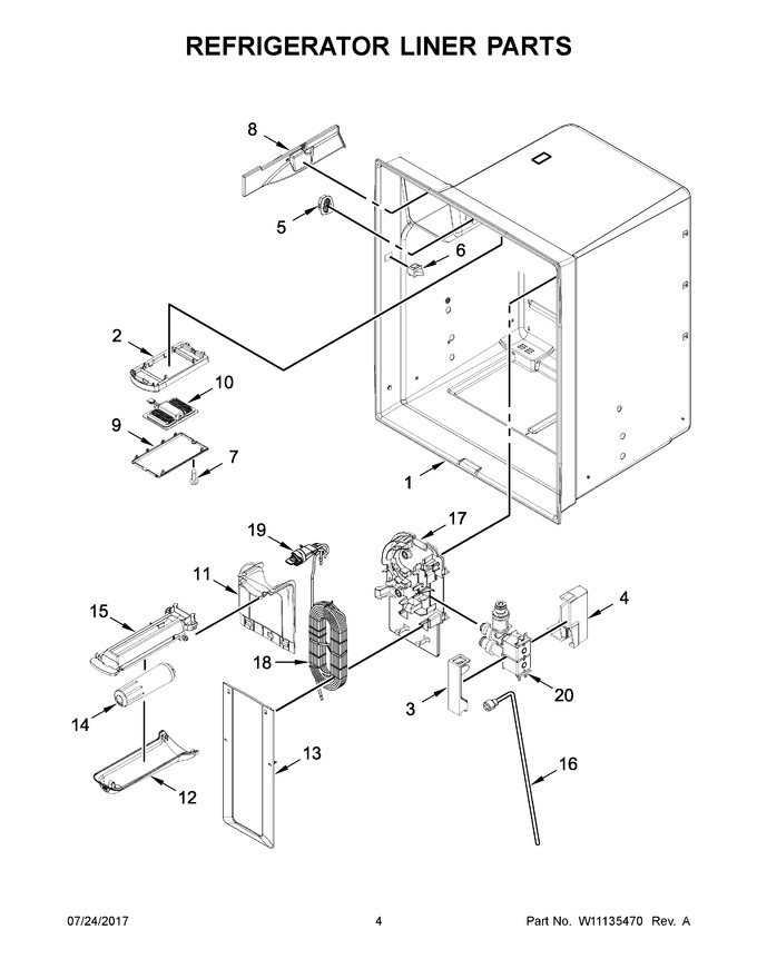 Diagram for WRF555SDHV01