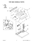 Diagram for 02 - Top And Console Parts