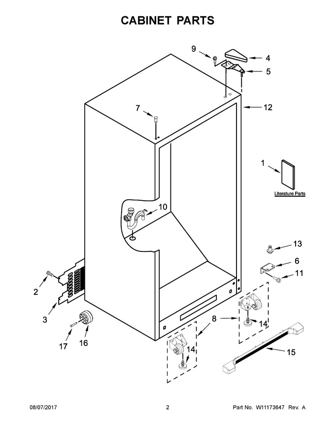 Diagram for WZF34X18DW01