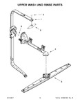 Diagram for 08 - Upper Wash And Rinse Parts