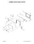 Diagram for 05 - Lower Oven Door Parts