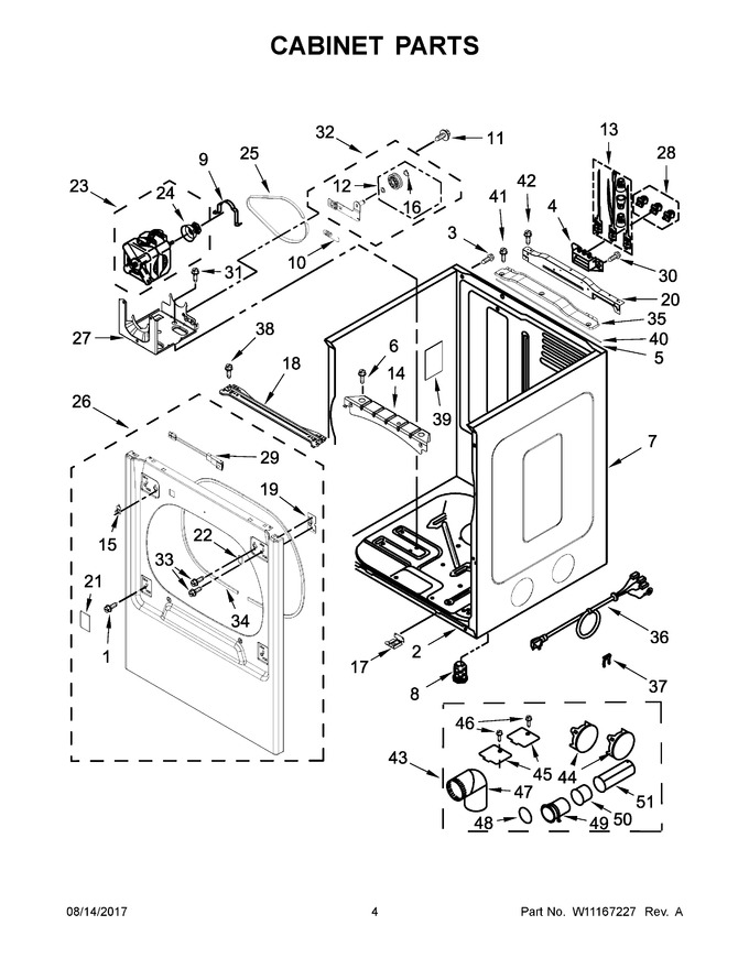 Diagram for YWED8500DC4