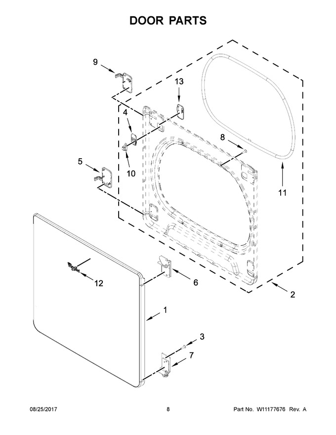 Diagram for WGD8500DW4