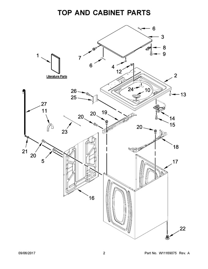 Diagram for WTW4616FW2