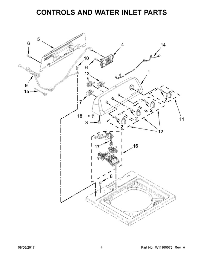 Diagram for WTW4616FW2