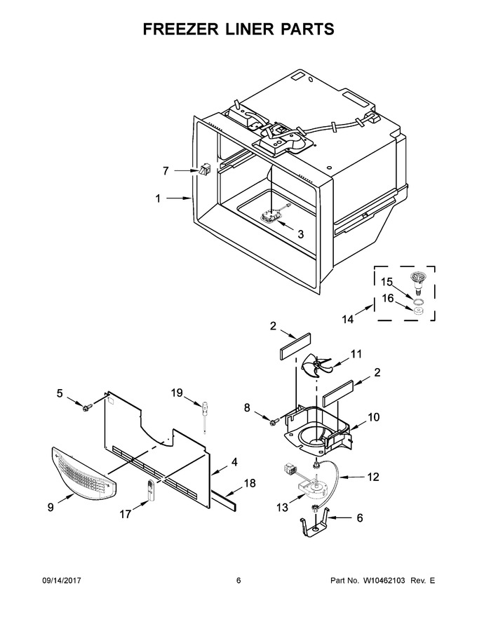 Diagram for WRF989SDAF00
