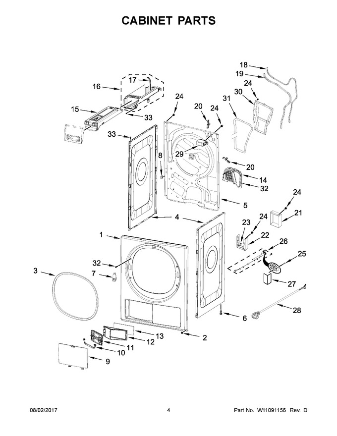 Diagram for YWHD3090GW0