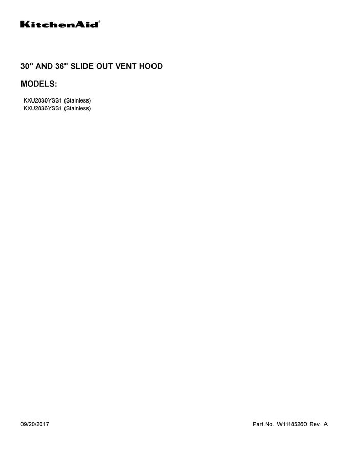 Diagram for KXU2830YSS1