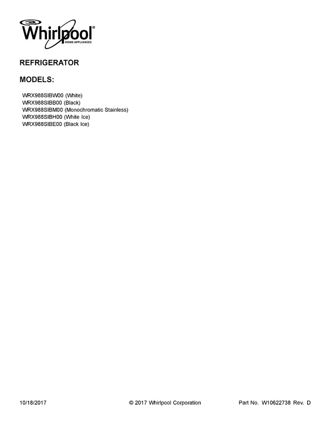 Diagram for WRX988SIBW00