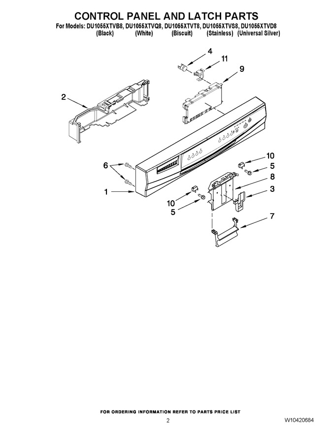 Diagram for DU1055XTVT8