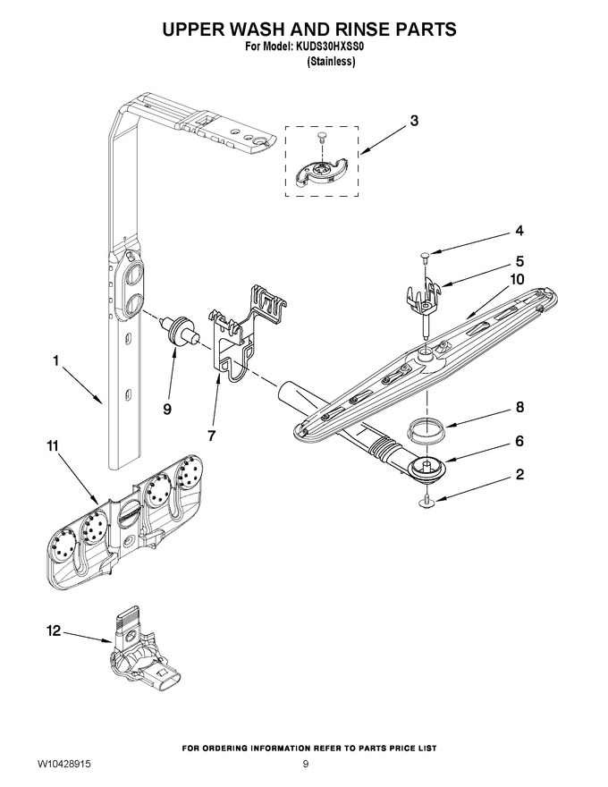 Diagram for KUDS30HXSS0