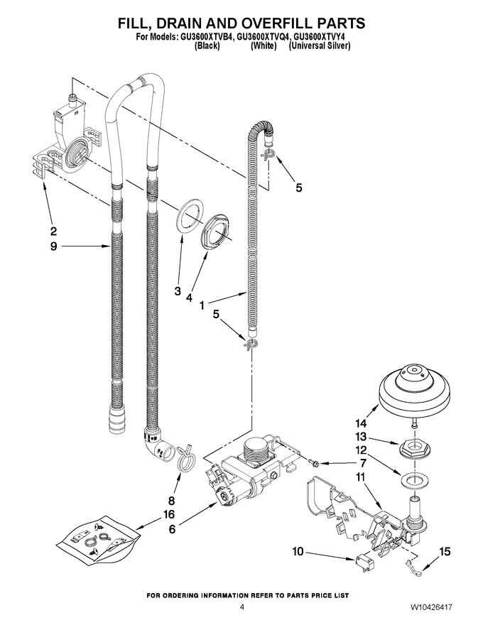 Diagram for GU3600XTVQ4