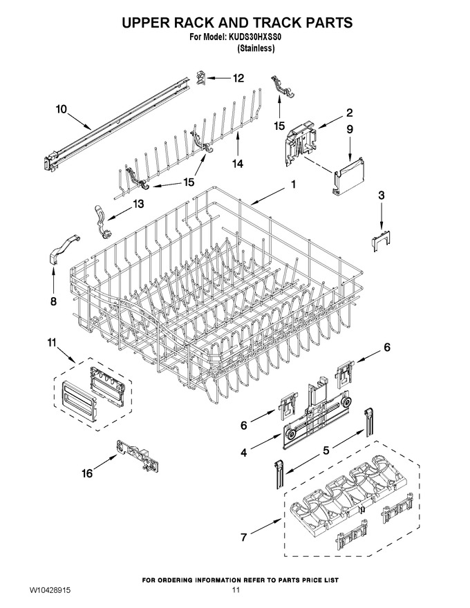 Diagram for KUDS30HXSS0