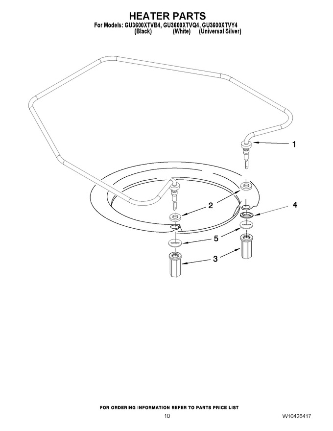 Diagram for GU3600XTVQ4